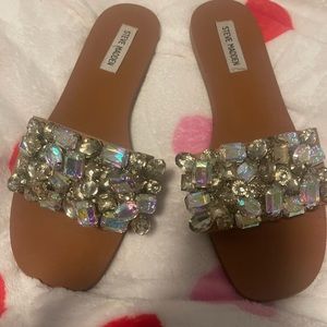 Glam rhinestone slides